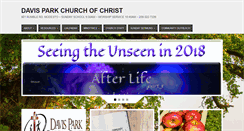 Desktop Screenshot of davisparkchurchmodesto.com